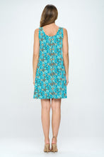 Load image into Gallery viewer, Plus Size Print Missy Tank Dress-7003BN-TXP1-W363
