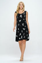 Load image into Gallery viewer, Plus Size Print Missy Tank Dress- 7003BN-TXP1-W369
