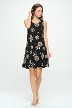 Load image into Gallery viewer, Plus Size Print Missy Tank Dress- 7003BN-TXP1-W370
