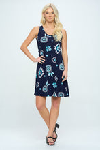 Load image into Gallery viewer, Print Missy Tank Dress - 7003BN-TRP1-W370
