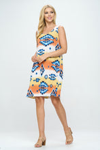 Load image into Gallery viewer, Plus Size Print Missy Tank Dress- 7003BN-TXP1-W371
