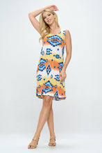 Load image into Gallery viewer, Plus Size Print Missy Tank Dress- 7003BN-TXP1-W371
