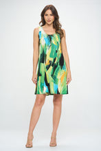 Load image into Gallery viewer, Brushstrokes Print Missy Tank Dress - 7003BN-TRP1-W379
