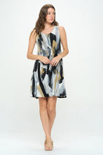 Load image into Gallery viewer, Brushstrokes Print Missy Tank Dress - 7003BN-TRP1-W379
