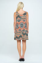 Load image into Gallery viewer, Print Missy Tank Dress - 7003BN-TRP1-W381
