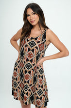 Load image into Gallery viewer, Print Missy Tank Dress-7003BN-TRP1-W385
