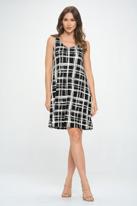 Print Missy Tank Dress- 7003BN-TRP1-W387