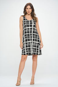 Print Missy Tank Dress- 7003BN-TRP1-W387