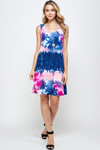 Load image into Gallery viewer, Plus Size Print Missy Tank Dress- 7003BN-TXP1-W294 - Jostar Online
