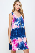 Load image into Gallery viewer, Plus Size Print Missy Tank Dress- 7003BN-TXP1-W294 - Jostar Online
