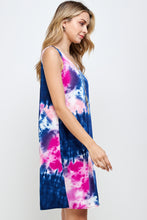 Load image into Gallery viewer, Plus Size Print Missy Tank Dress- 7003BN-TXP1-W294 - Jostar Online
