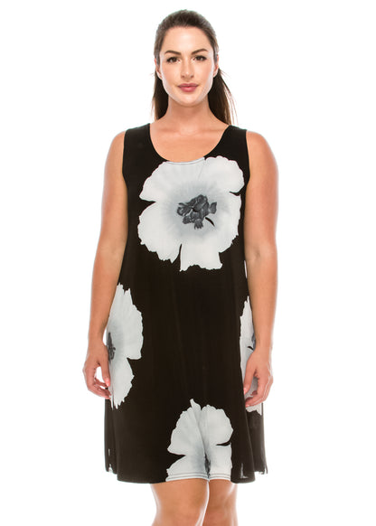 Jostar Women's Stretchy Missy Tank Dress Print, 703BN-TP-W113 - Jostar Online