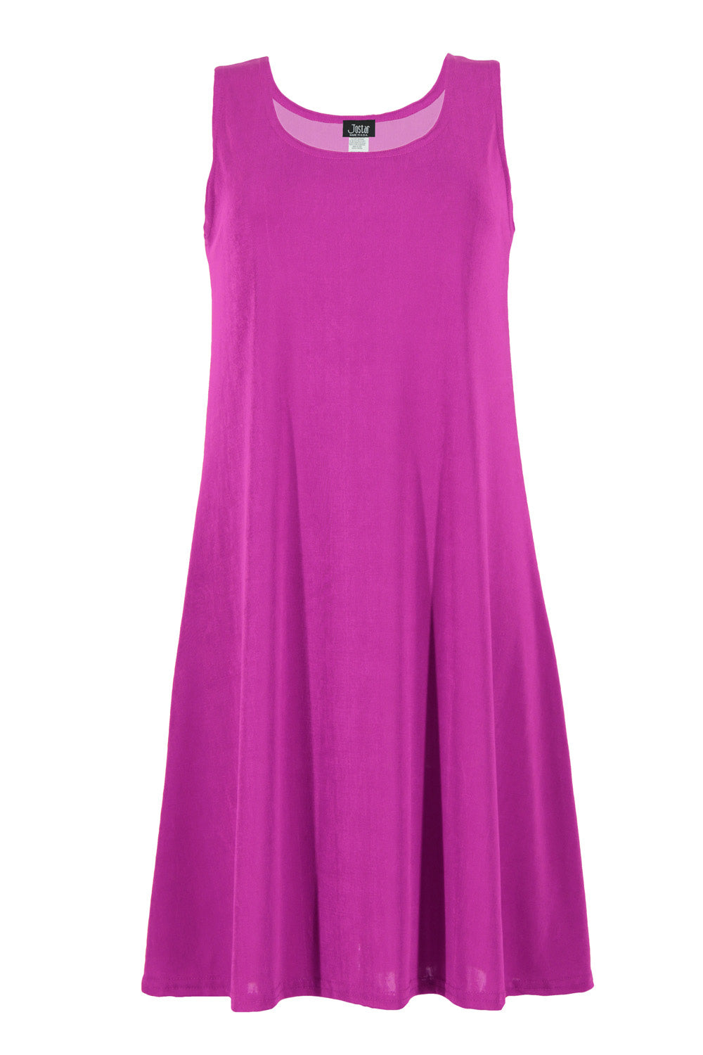 Classic Stretch Short Sleeveless Dress-7003BN-TRS1 - Jostar Online