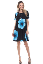 Load image into Gallery viewer, Jostar Women&#39;s Stretchy Missy Dress Short Sleeve Print, 704BN-SP-W113 - Jostar Online
