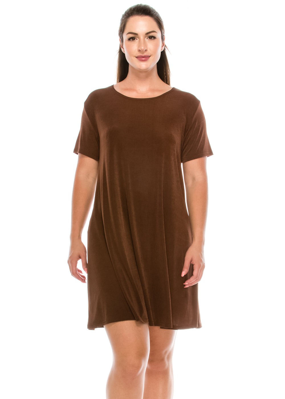 Jostar Women's Stretchy Missy Dress Short Sleeve, 704BN-S - Jostar Online