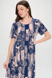 HIT Print Missy Dress-7004HT-SRP1-W341