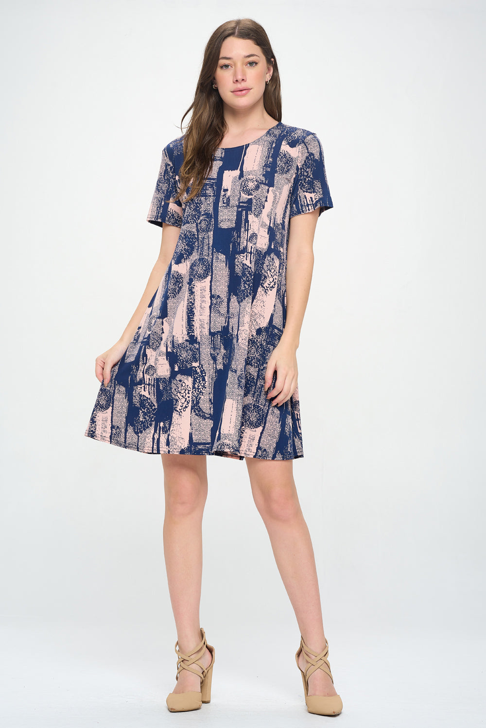 HIT Print Missy Dress-7004HT-SRP1-W341