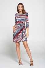 Load image into Gallery viewer, HIT Round-NK Side Tie Dress-7071HT-QRP1-W244 - Jostar Online
