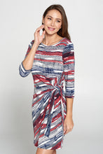 Load image into Gallery viewer, HIT Round-NK Side Tie Dress-7071HT-QRP1-W244 - Jostar Online
