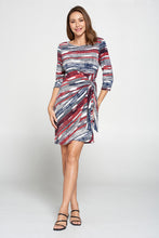 Load image into Gallery viewer, HIT Round-NK Side Tie Dress-7071HT-QRP1-W244 - Jostar Online
