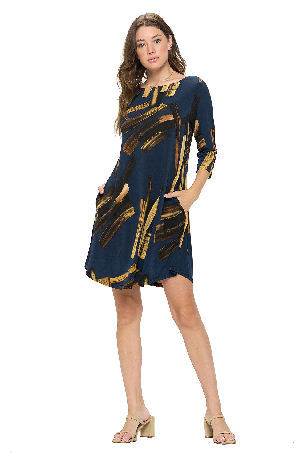 BNS Pocket Short Dress - 775HT-QRP1-K-W315