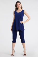 Load image into Gallery viewer, Jostar Women&#39;s Stretchy Tank Capri Pant Set, 902BN-T - Jostar Online
