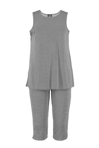 Jostar Women's Stretchy Tank Capri Pant Set, 902BN-T - Jostar Online