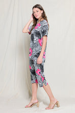 Load image into Gallery viewer, Two-Piece Short Sleeve Top &amp; Capri Pant Set -9003BN-SRP1-W325
