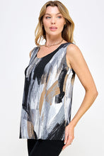 Load image into Gallery viewer, BNS Print Sleeveless Tank Top-2060BN-TRP1-W379
